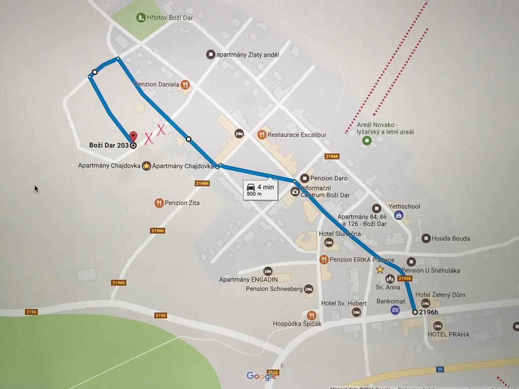 Apartmány Chajdovka Boží Dar Esterno foto